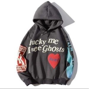 kanye’s lucky me i see ghost hoodie